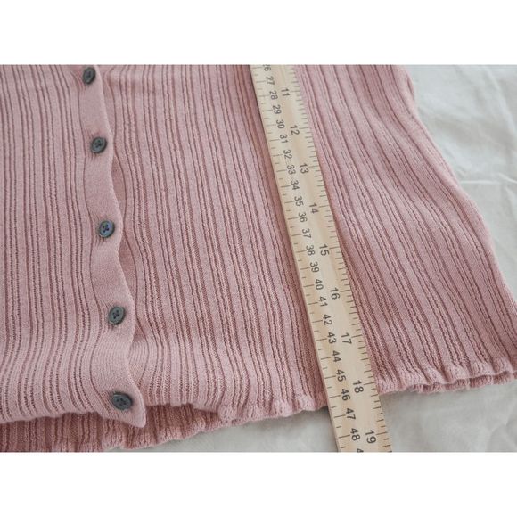 AMERICAN EAGLE | NWT American Eagle Ribbed V-neck Crop Top Size MEDIUM - Picture 8 of 8